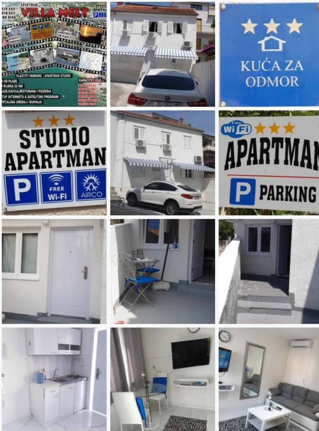 Villa Mely Crikvenica Kvarner المظهر الخارجي الصورة